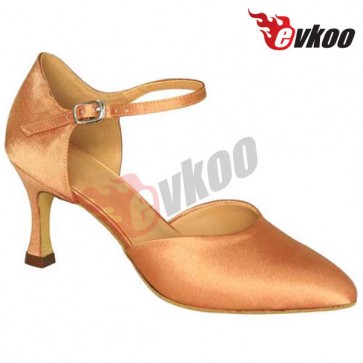 Multicolor  Mordern satin material latin dance shoes for ladies
