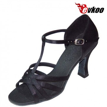 Satin comfortable material latin/ballroom dance shoes