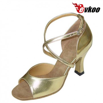 Women's Latin Shoes PU & Sparkling Material Latin Dance Shoes for Performance/Competition 