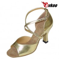 Women's Latin Shoes PU & Sparkling Material Latin Dance Shoes for Performance/Competition