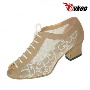 Nubuck woman modern dance shoes 4.5cm low heel with special design