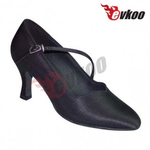 Satin black/white elegant woman modern Dance Shoes