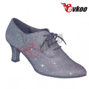 New  super leather low heel lady mordern ballroom  dance shoes