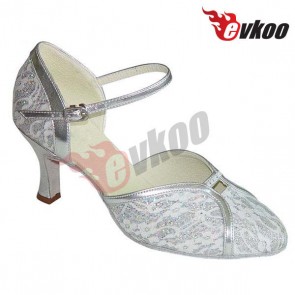 New Silver/Black sparking design for  ladies Mordern Dance Shoes