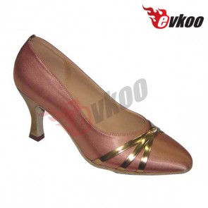 New Satin Mordern Ballroom Dancing Shoes for Ladies thin Mid heel