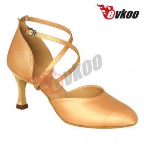 Satin professional high quality fashion lady latin dance shoes
