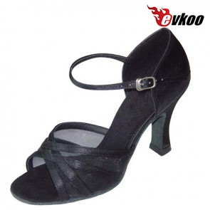 Evkoo Dance Five Color For Choose 7cm Heel Can Be Custom Woman Latin Dancing Shoes Evkoo-100