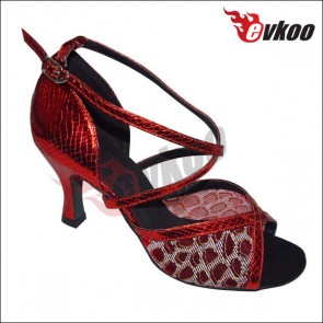 Sexy latin/ballroom/Tango/Shasa dance shoes made by satin and beautiful pattern