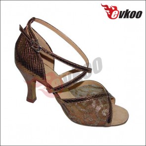 Sexy Mid heel lantin/ballroom dance shoes with Mosaic pattern