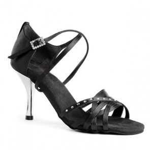 Stain Diamond Latin dance shoes female comfortable soft outsole Rhinestone Party Square dance shoes