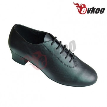 Genuine leather material for man's latin /salsa dance shoes with low heel