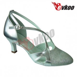 Fashion stylish lady Mordern dance shoe  made by PU leather with glitter