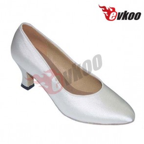 Satin material mordern dance shoes for ladies
