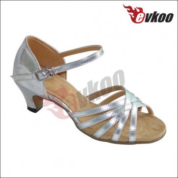 Latin dance shoes for baby girl with high quality and low heel