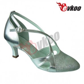 Fashion stylish lady Mordern dance shoe  made by PU leather with glitter